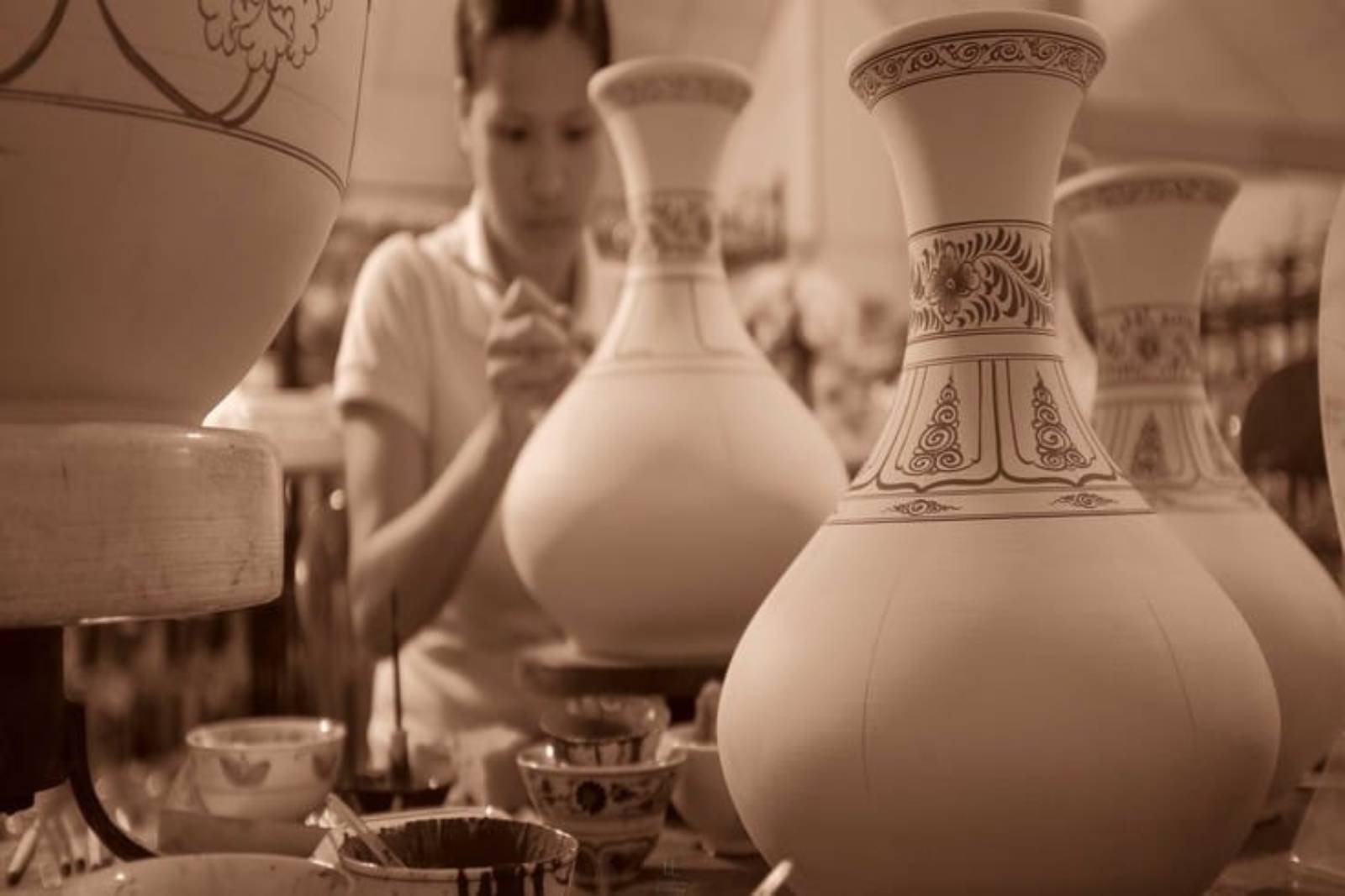 Bat Trang Pottery Making Village (Hanoi)