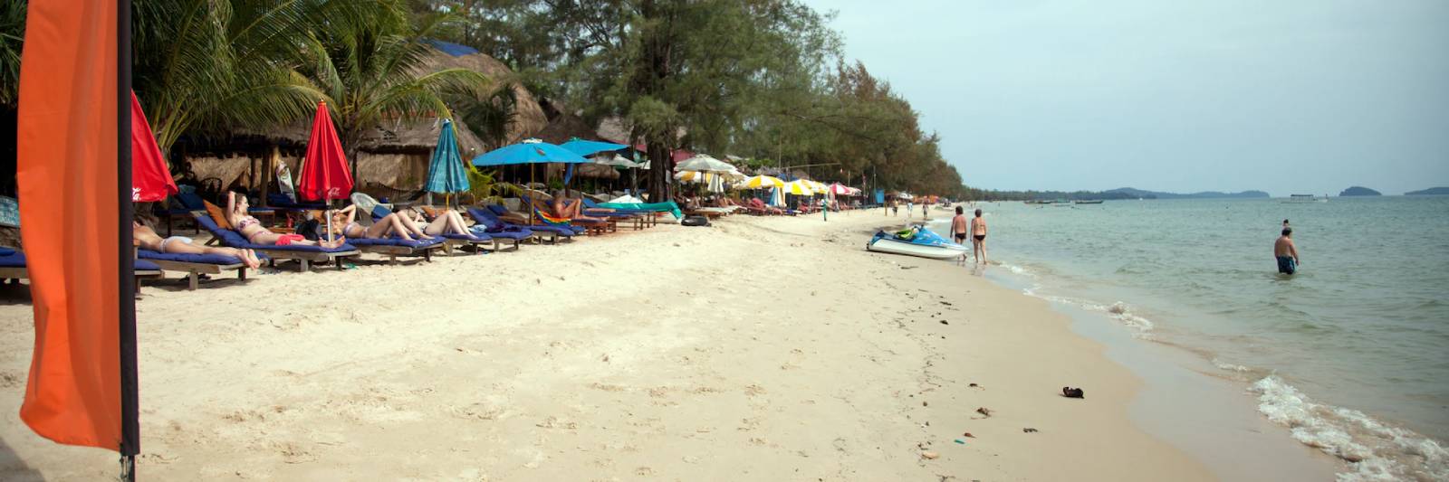 Otres Beach in Sihanoukville, Cambodia