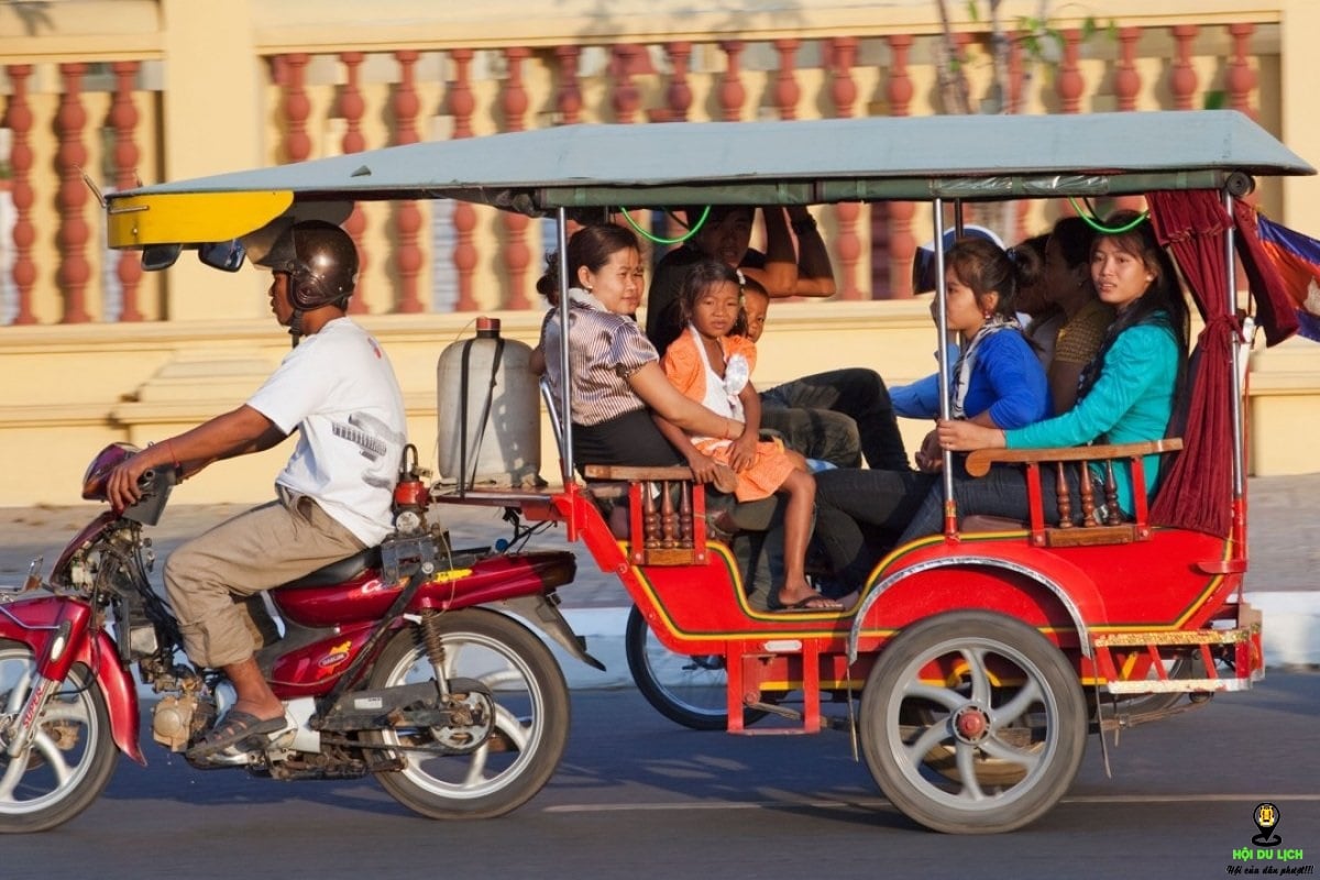 Tuk tuk in Cambodia