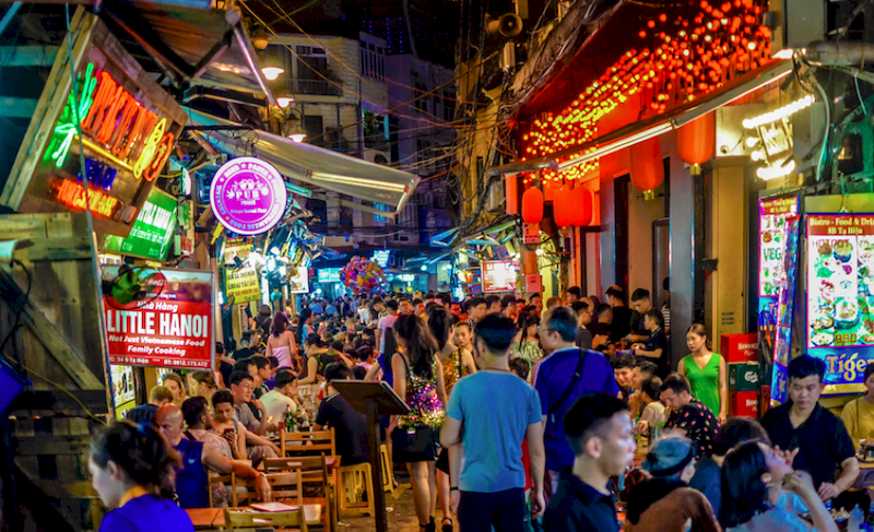 Experience Hanoi Nightlife at Ta Hien Street