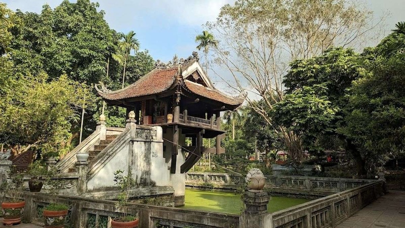 See the Unique One Pillar Pagoda