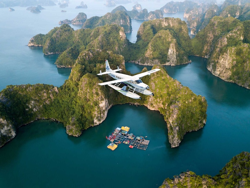 See Halong Bay from a Seaplane